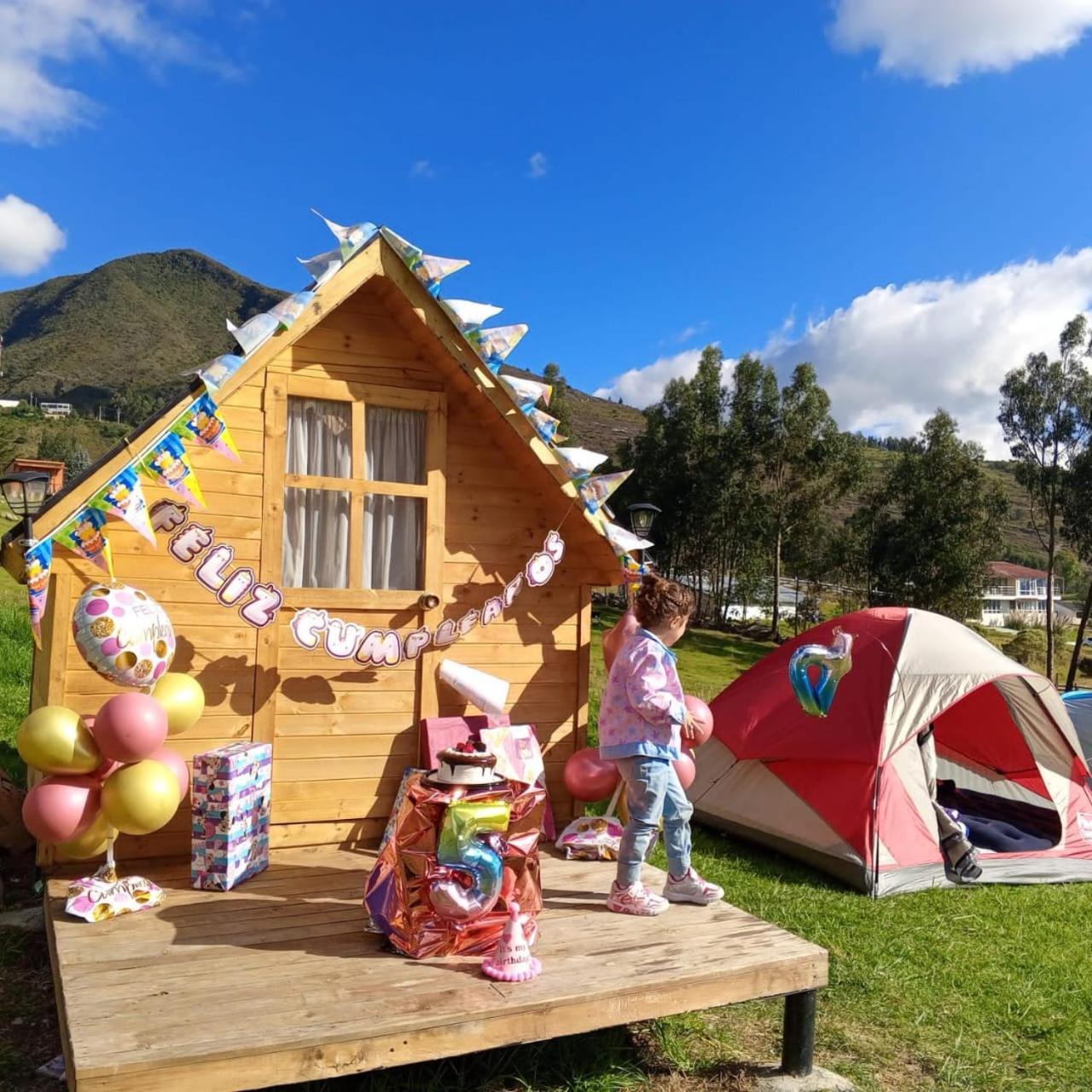 Camping Las Acacias Guatavita Eksteriør bilde